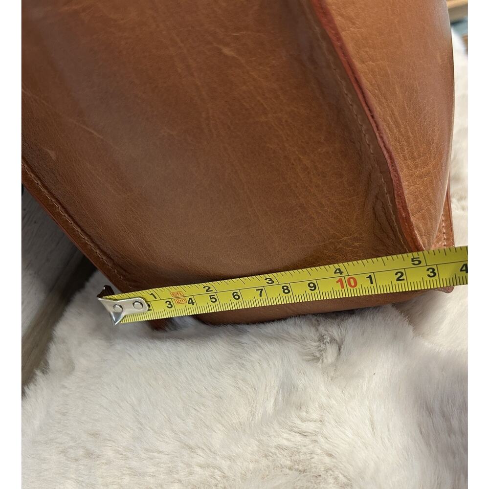 Balibetov Genuine Argentine Brown Leather Handcrafted Strap Crossbody Matera Bag - Picture 8 of 15